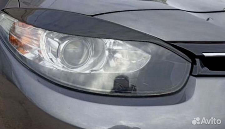 Реснички на фары Renault Fluence