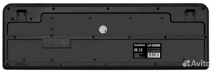 Клавиатура exegate LY-500M, USB, черный