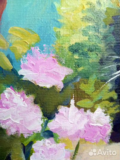 Диптих Мышки в саду Картины маслом