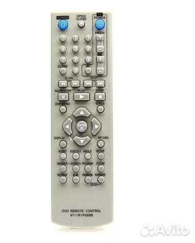 LG 6711R1P089B (DVD) пульт ду (пду)