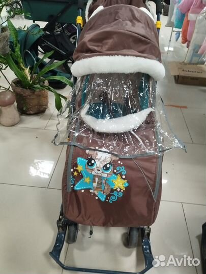 Санки на колёсах Ника