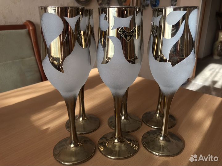 Фужеры Гусь хрустальный