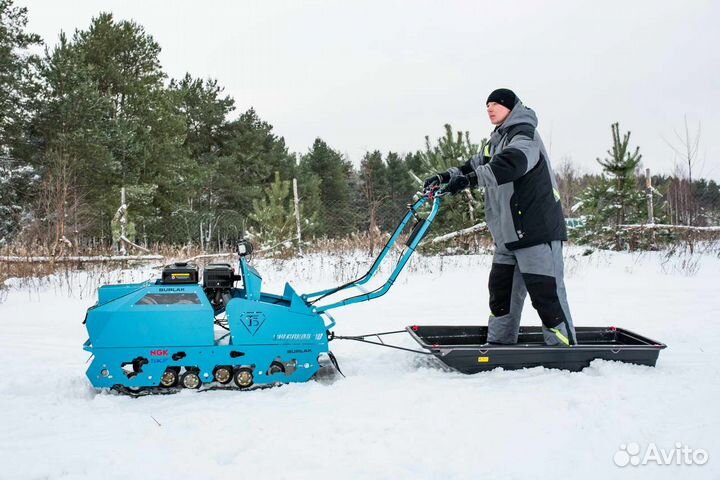 Мотобуксировщик Бурлак Таёжник