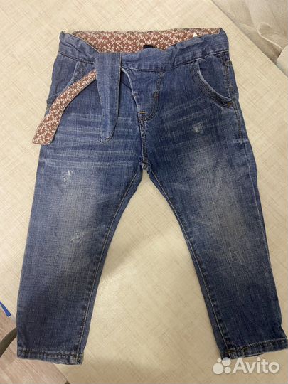Джинсы и штаны для девочки 80-86