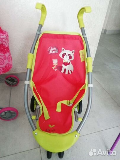 Коляска для кукол 2 шт, Кочели, Кровать и Тележка