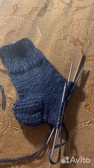Вязанные носки ручной работы