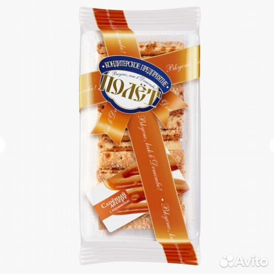 Печенье Слоеный десерт Полет с Карамелью 200г