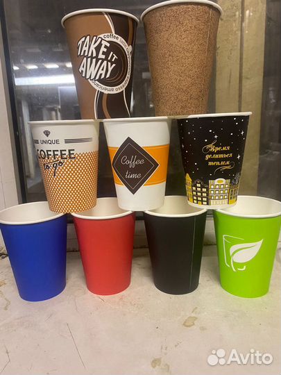 Бумажные стаканы 350мл