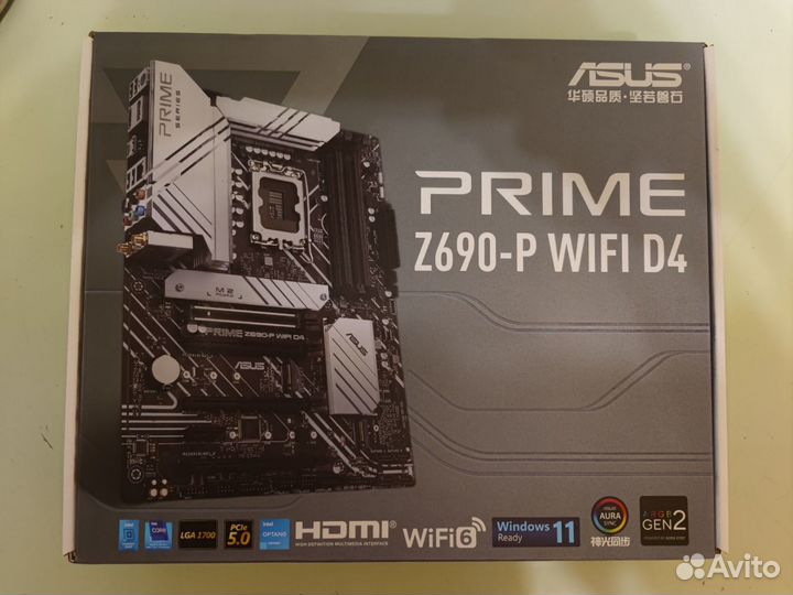 Материнская плата asus prime Z690-P wifi D4