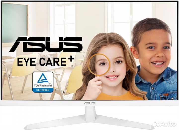 Монитор Asus VY279HE-W, IPS, белый