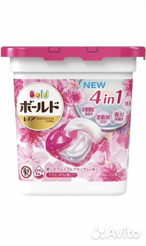 Капсулы для стирки, 4 в 1. Япония. Оригинал