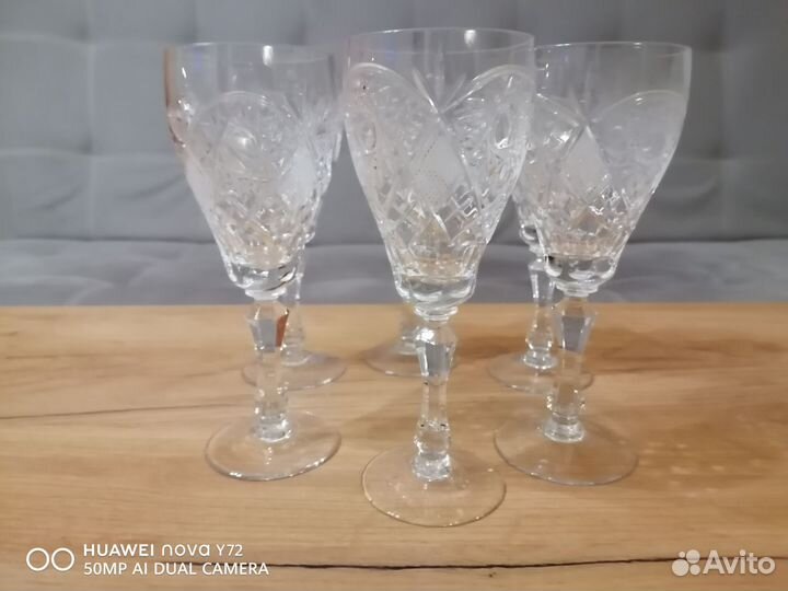 Фужеры хрустальные СССР
