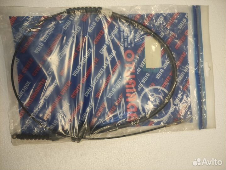 Трос стояночного тормоза лев Audi 80 87- бараб