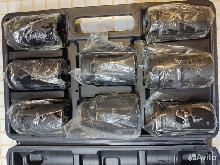 Набор ударных торцевых головок для гайковёрта