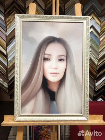 Портрет на заказ. Печать фото на холсте