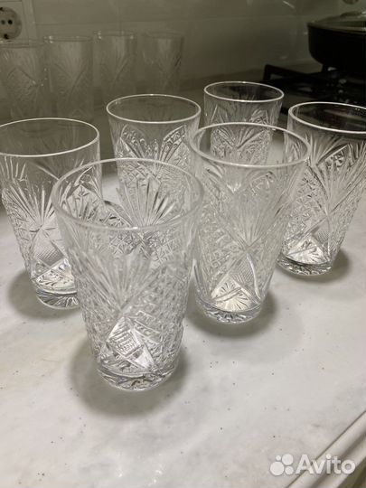 Хрустальные стаканы СССР
