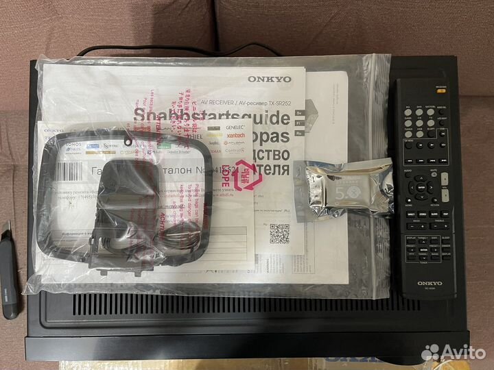 Ресивер onkyo tx-sr252(bluetooth,4k,usb,hdmi)