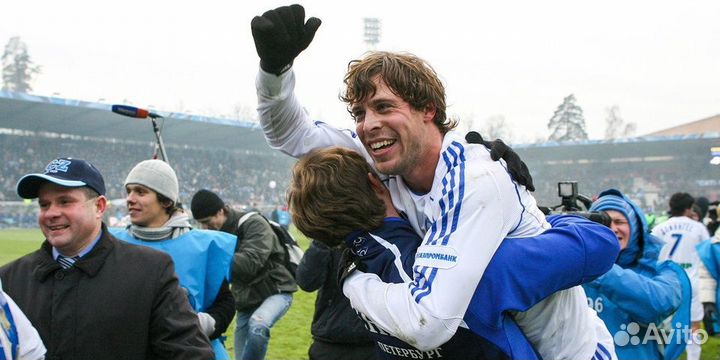 Игровая майка футболка фк зенит 2007 Ширл золото R