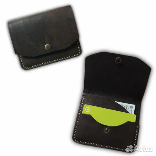 Кожаный кошелек