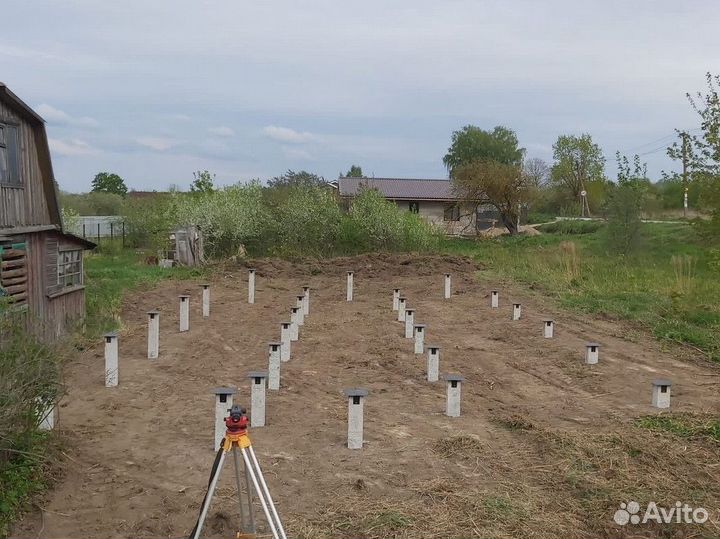 Жб сваи. Фундамент на жб сваях под ключ