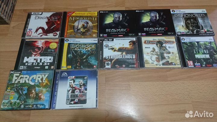 Лицензионные диски с играми (Jewel)