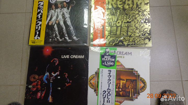 Винил изЯпонии Camel,Carpenters,Creedence, Cream