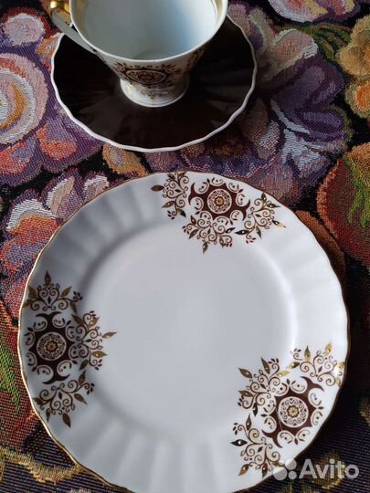 Чашка с блюдцем фарфор