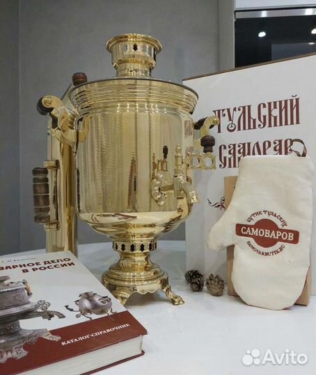 Самовар на дровах 7л. Люкс. Тульский оригинал