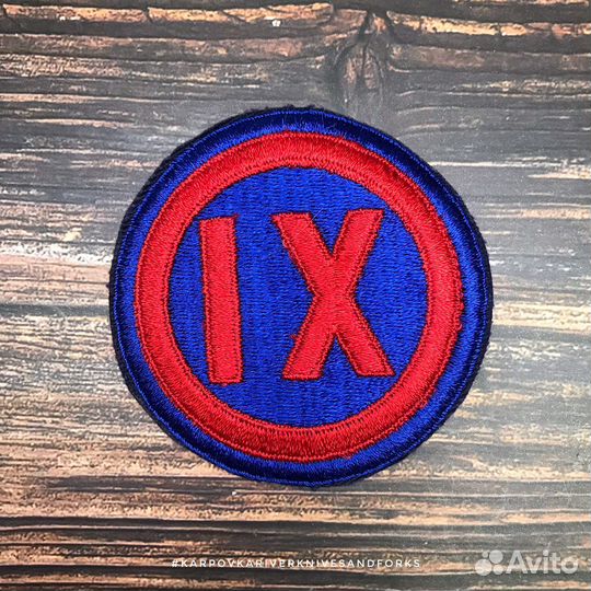 Нашивка IX Corps, США