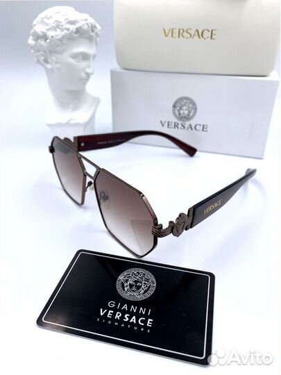Солнцезащитные очки Versace коричневые (985)