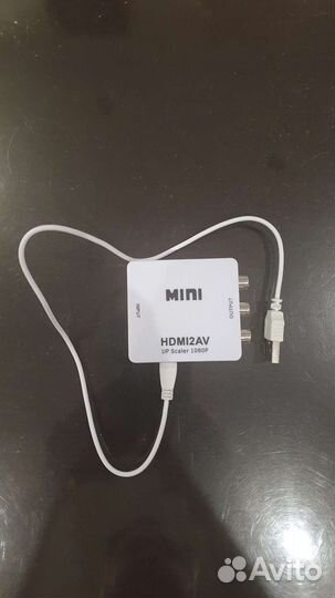 Переходник, Конвертер mini тюльпан 3rca