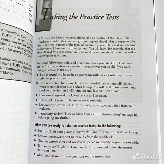 Новый Toefl test preparation kit