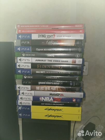 Игры PS4, PS5, Nintendo Switch в ассортименте