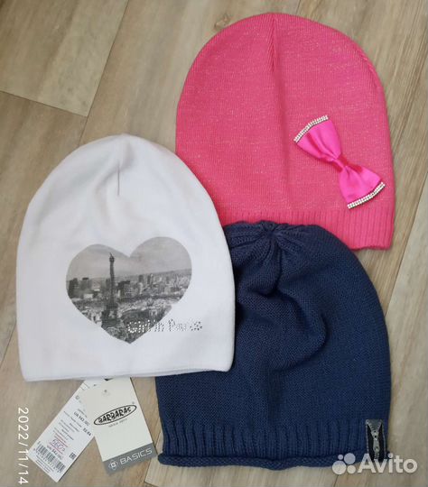 Шапка осенняя для девочки