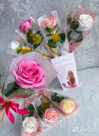 Роза комплимент (мыльная )