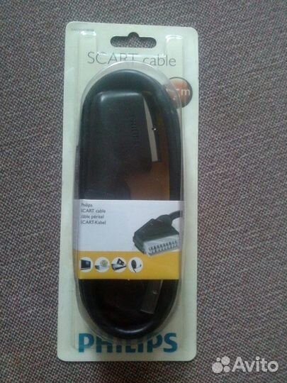 Кабель Philips Scart cable (новый, в упаковке)