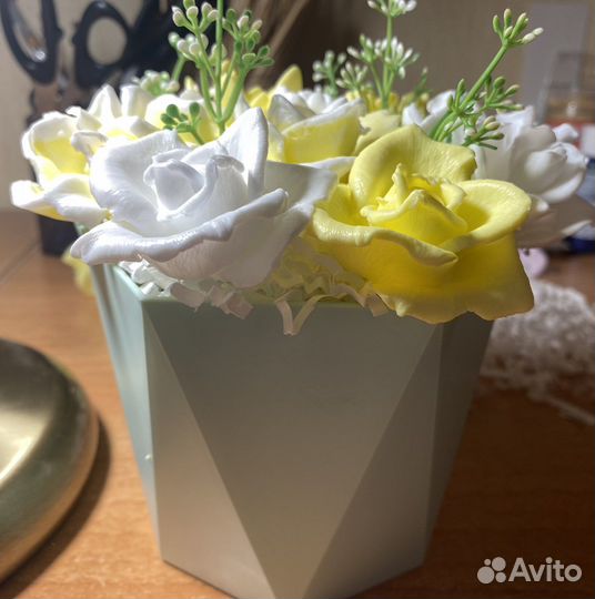 Букет цветов из мыла