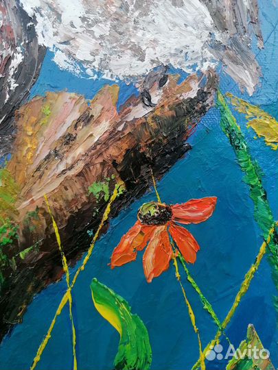 Картина маслом на холсте совы