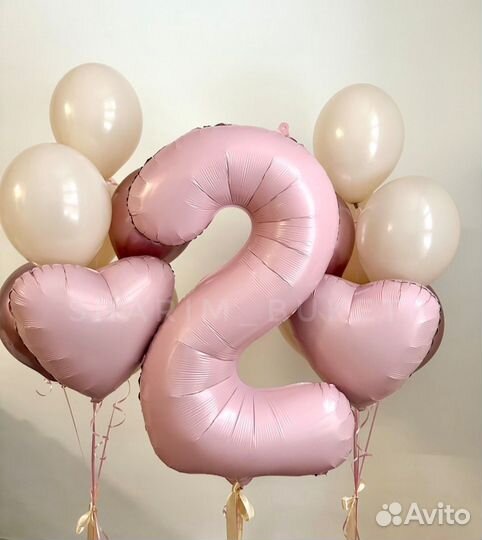 Шары для девочки на 2 годика #655
