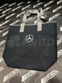 Сумка для покупок Mercedes Star Dark Blue/Grey