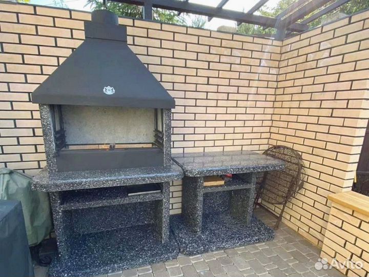 Модульная печь барбекю,модуль под казан