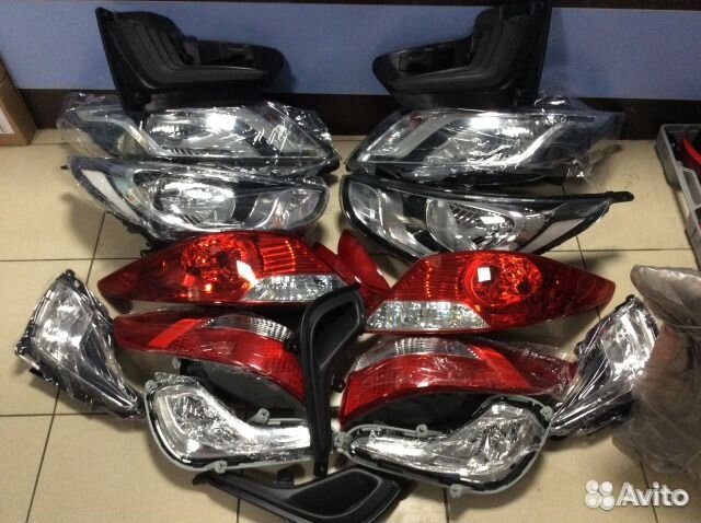 Фара для hyundai solaris 2011-2017