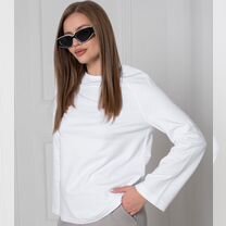 Лонгслив белый базовый, Новосибирск