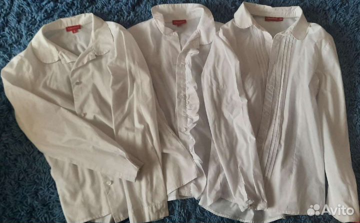 Рубашки, блузки школьные 152 см