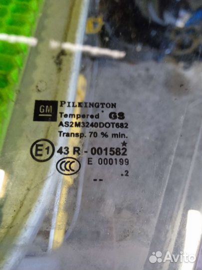 Стекло переднее левое opel astra j
