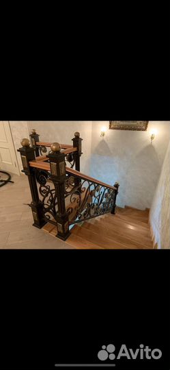 Кованные перила для лестницы