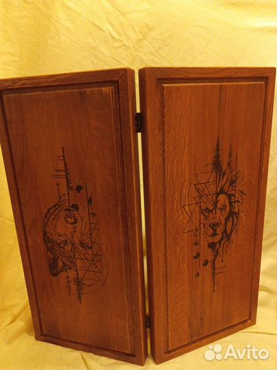 Нарды ручной работы из дуба