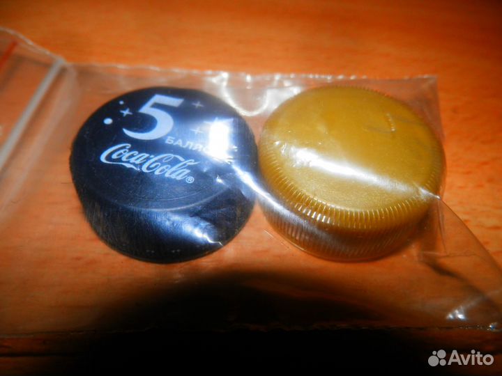 Крышки от Газированных Напитков Coca-Cola 5 Баллов