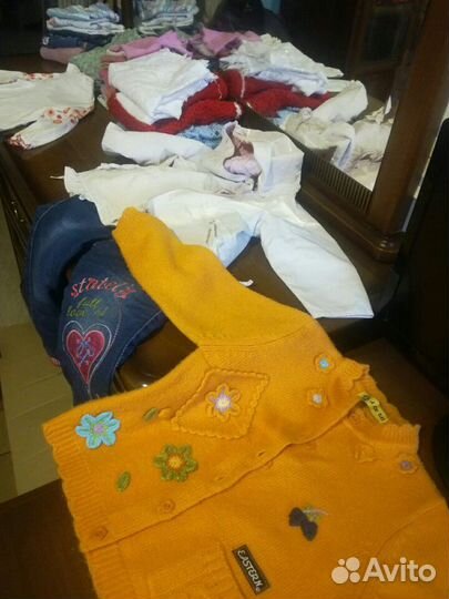 Одежда на девочку до 2 лет пакетом