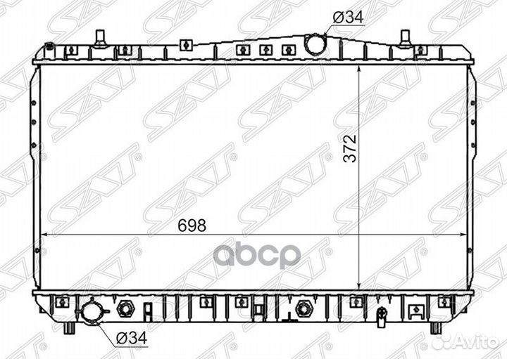 Радиатор Chevrolet Lacetti 04-13 / Tacuma 02-08